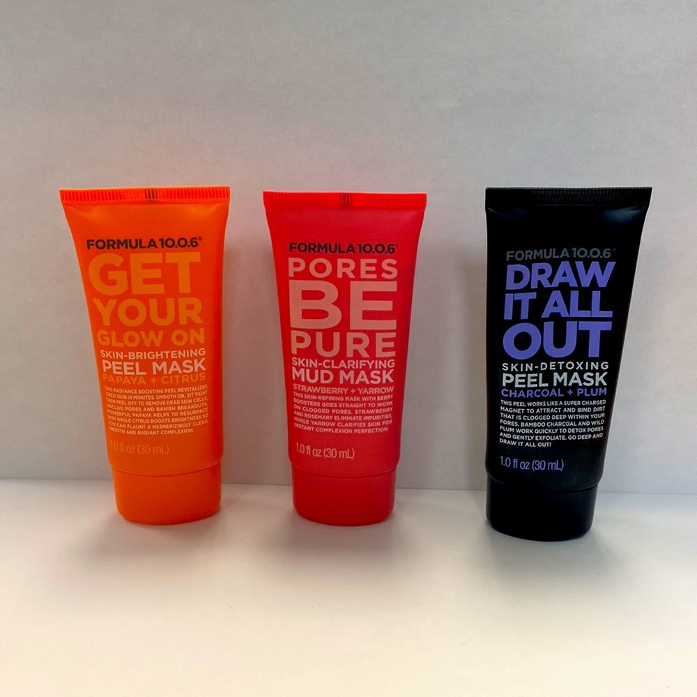 💖4/25 FORMULA 10.0.6 set of 3 Face Masks